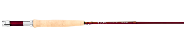 Echo River Glass Fly Rod, showcasing classic design with modern performance for smooth, delicate presentations.